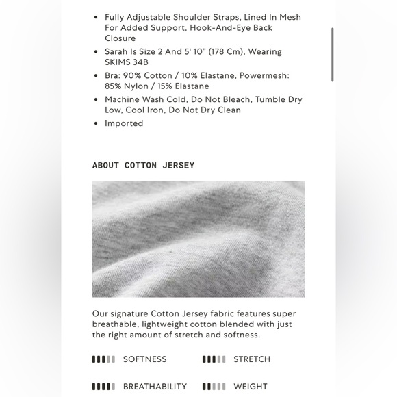 SKIMS TWO Black and Bone Colored lightly lined T-shirt Bras. - Picture 8 of 8